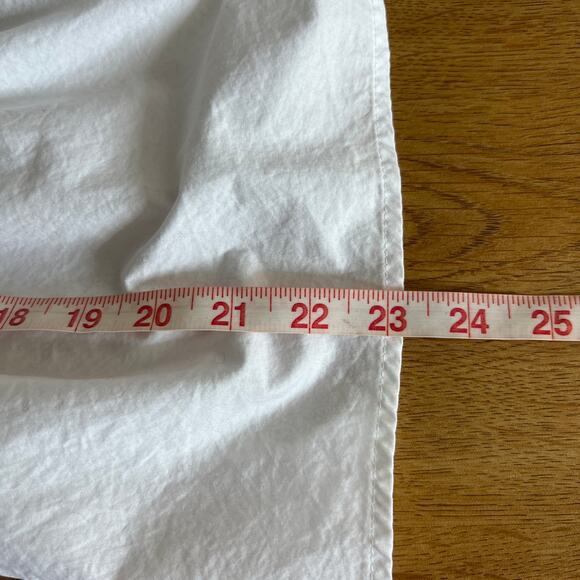 Old Navy White Cotton Open Back Blouse Medium - Picture 8 of 8